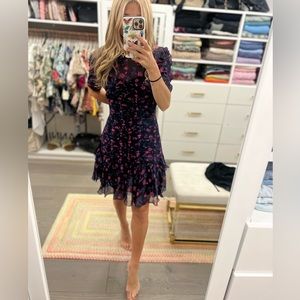 Tanya Taylor Falling Floral Carti Dress Size 0